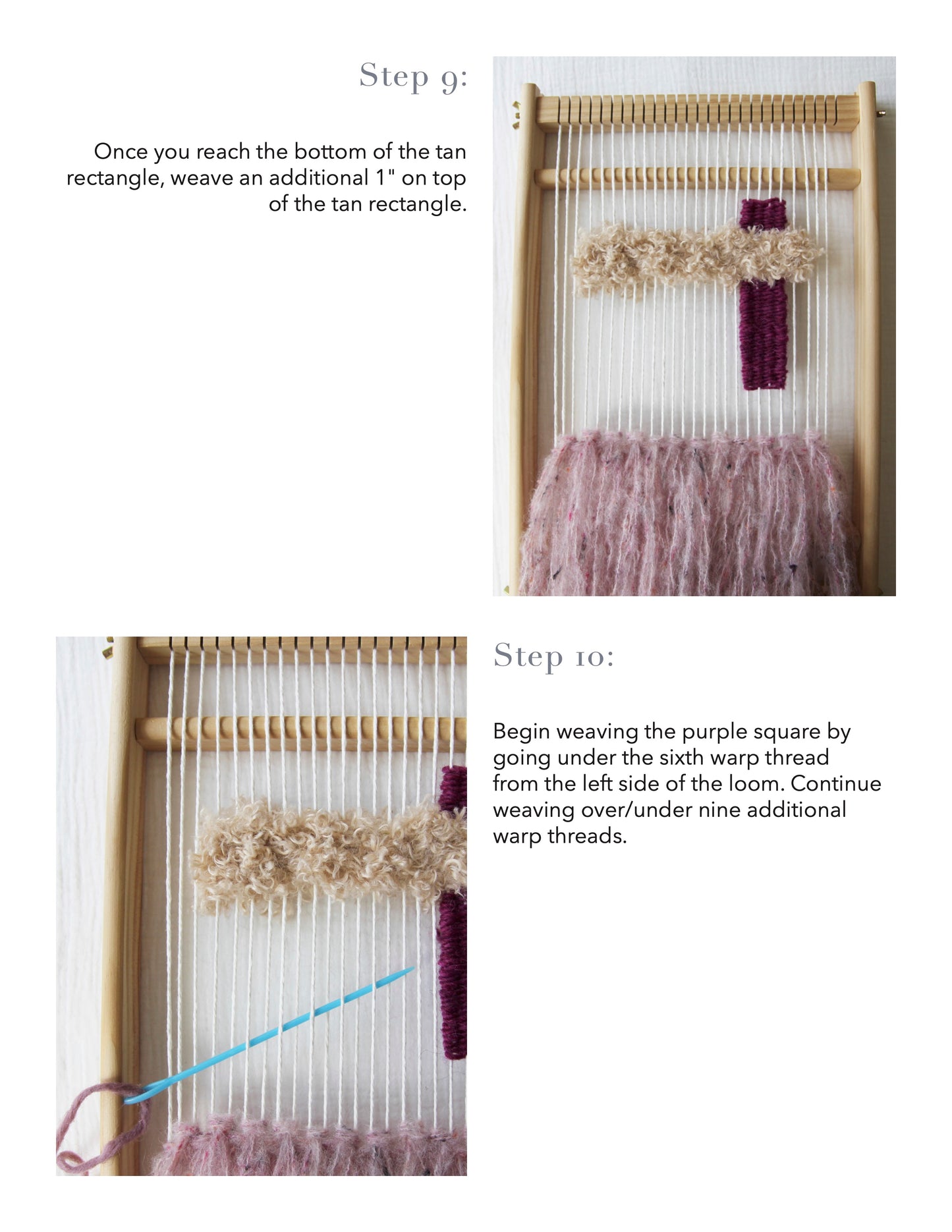 Geometric Pinks Weaving Kit