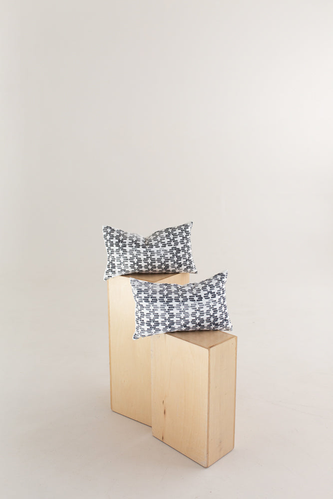 Tribal Block Printed Lumbar Pillow