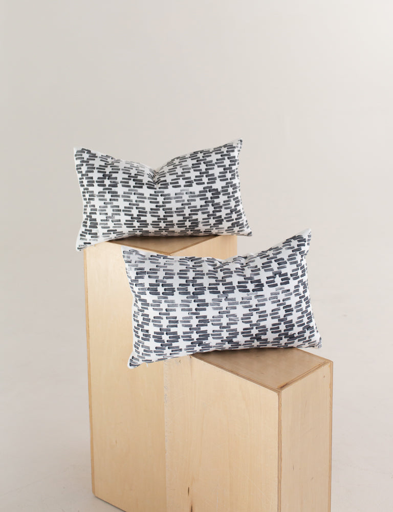 Tribal Block Printed Lumbar Pillow