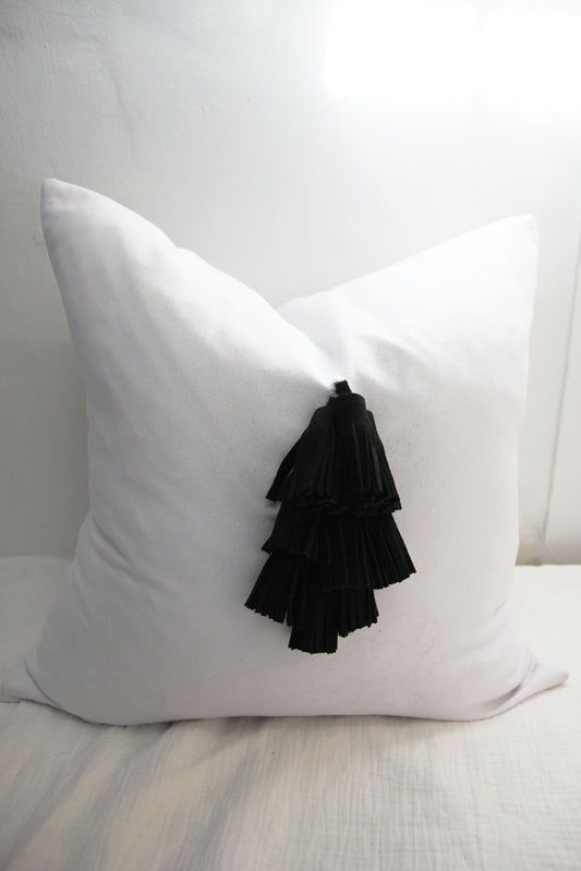 Black Tassel Pillow, Sample