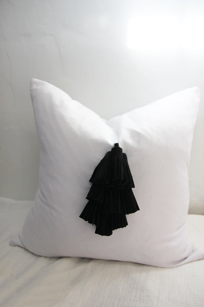 Black Tassel Pillow, Sample