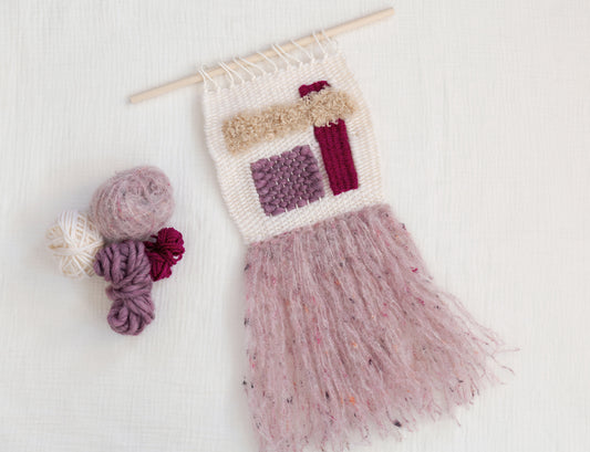 Geometric Pinks Weaving Pattern