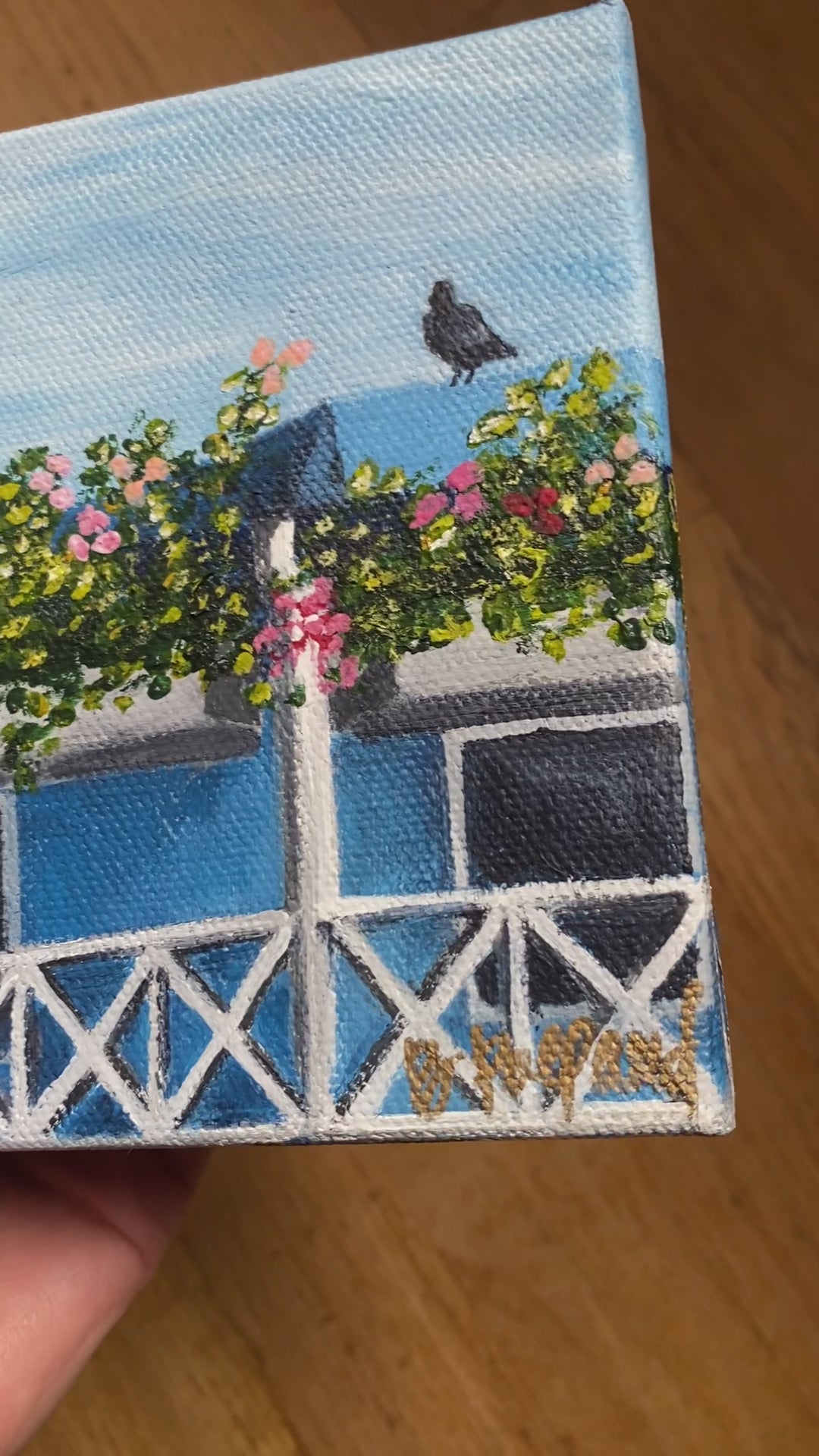 barbados, island art, tropical garden, mini painting, travel art, tropical art, Caribbean art, barbados painting, Caribbean painting, seven sixteen, becky pollard, denver artist, Bridgetown, roof garden, roof garden painting, Bridgetown painting, wanderlust collection, Bridgetown Barbados, tropical plants drawing, tropical plants painting, Barbados artwork, Bridgetown artwork, Bridgetown art, tropical plants, tropical roof garden, beach town painting, beach town art