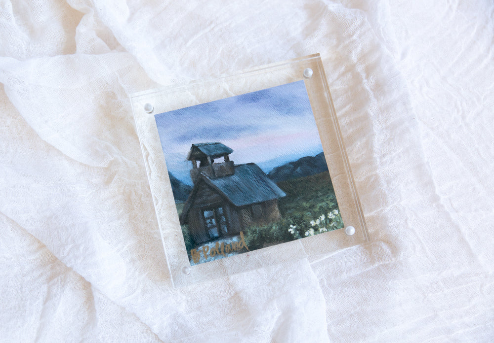 Acrylic Framed Taos Print
