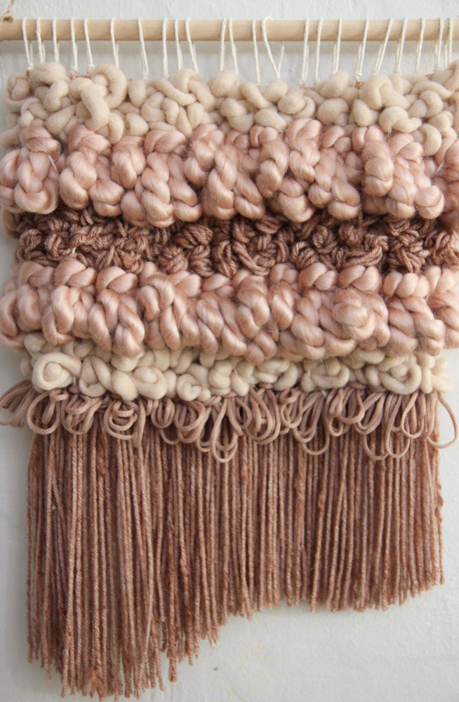 Textured Blush Weaving