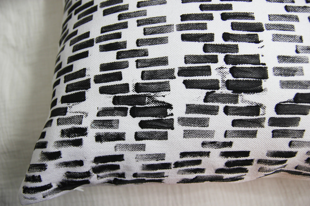 Tribal Block Print Lumbar Pillow, Sample