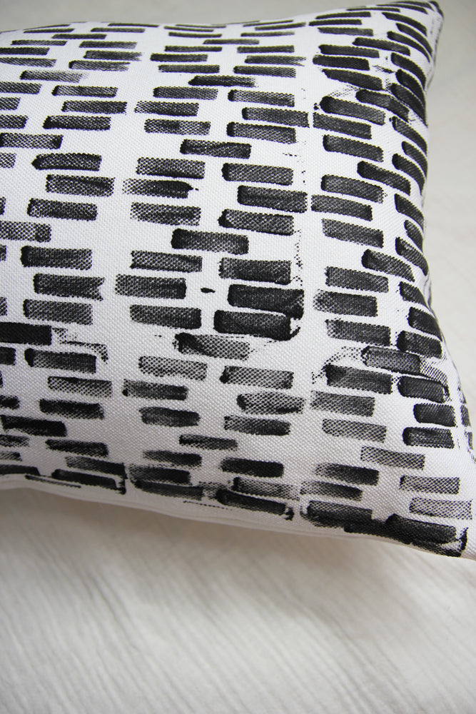 Tribal Block Print Lumbar Pillow, Sample