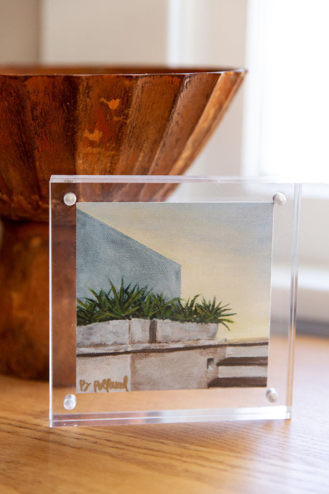 Acrylic Framed Tulum Print