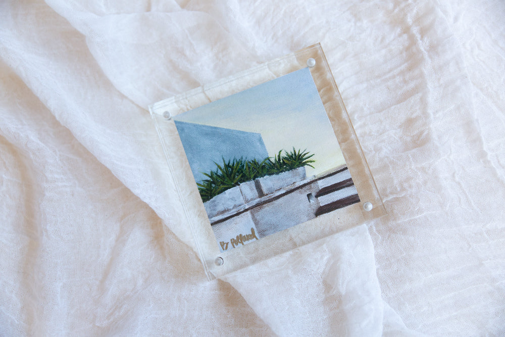 Acrylic Framed Tulum Print