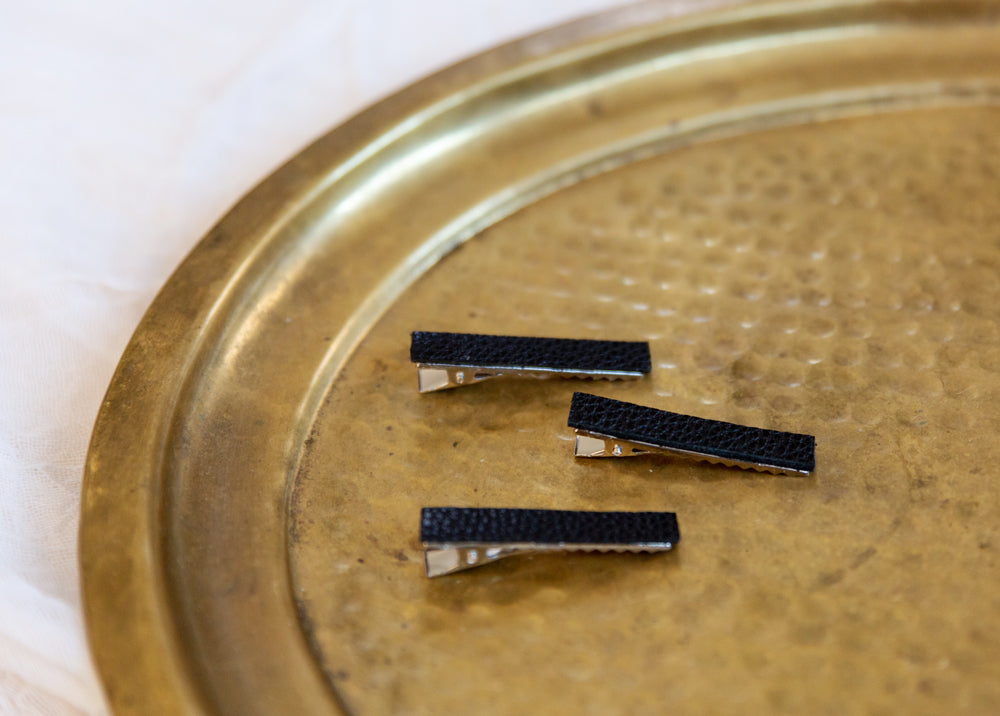 Leather Hair Clip