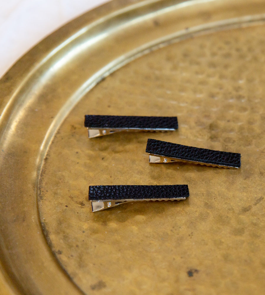 Leather Hair Clip
