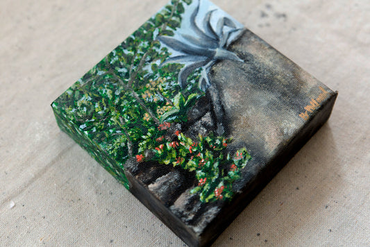 barbados, island art, tropical garden, succulent painting, mini painting, travel art, tropical art, caribbean art, barbados painting, caribbean painting, seven sixteen, becky pollard, denver artist, tropical plants, tropical garden, garden painting, garden art, tropical art, tropical painting, exotic plants, plant painting, tropical garden painting, tropical plants drawing, tropical plants painting, tropical plants art, tropical artwork, tropical art painting