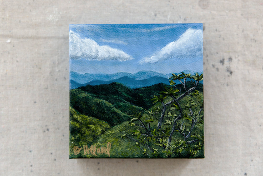 blue ridge parkway, blue ridge mountains, Asheville, blue ridge mountains painting, mountains painting, Appalachia, Appalachian mountains, Appalachian mountains painting, mountains painting, seven sixteen, becky pollard, north carolina art, north carolina painting, blue ridge mountains painting, blue ridge mountains landscape, Asheville landscape, Appalachian landscape, mountains landscape, mountains artwork