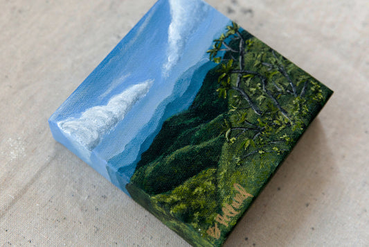 blue ridge parkway, blue ridge mountains, Asheville, blue ridge mountains painting, mountains painting, Appalachia, Appalachian mountains, Appalachian mountains painting, mountains painting, seven sixteen, becky pollard, north carolina art, north carolina painting, blue ridge mountains painting, blue ridge mountains landscape, Asheville landscape, Appalachian landscape, mountains landscape, mountains artwork