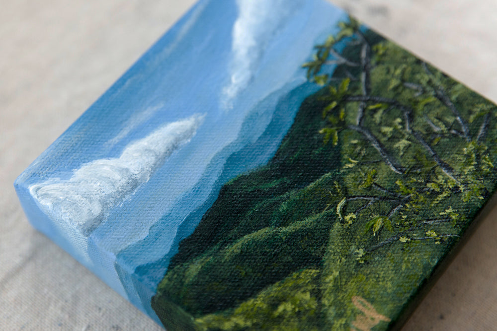 blue ridge parkway, blue ridge mountains, Asheville, blue ridge mountains painting, mountains painting, Appalachia, Appalachian mountains, Appalachian mountains painting, mountains painting, seven sixteen, becky pollard, north carolina art, north carolina painting, blue ridge mountains painting, blue ridge mountains landscape, Asheville landscape, Appalachian landscape, mountains landscape, mountains artwork