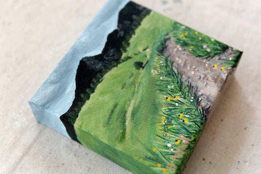 boulder colorado, boulder painting, flat irons, flat irons painting, flatirons, flatirons painting, colorado painting, denver painter, denver artist, colorado artist, mountains, mountains painting, wildflowers, wildflowers painting, becky pollard, seven sixteen, boulder mountains, boulder mountains painting, Colorado mountains painting, boulder art, Colorado art, flatirons artwork, flatirons art, mountain landscape, mountain landscape art, colorado landscape painting, colorado landscape