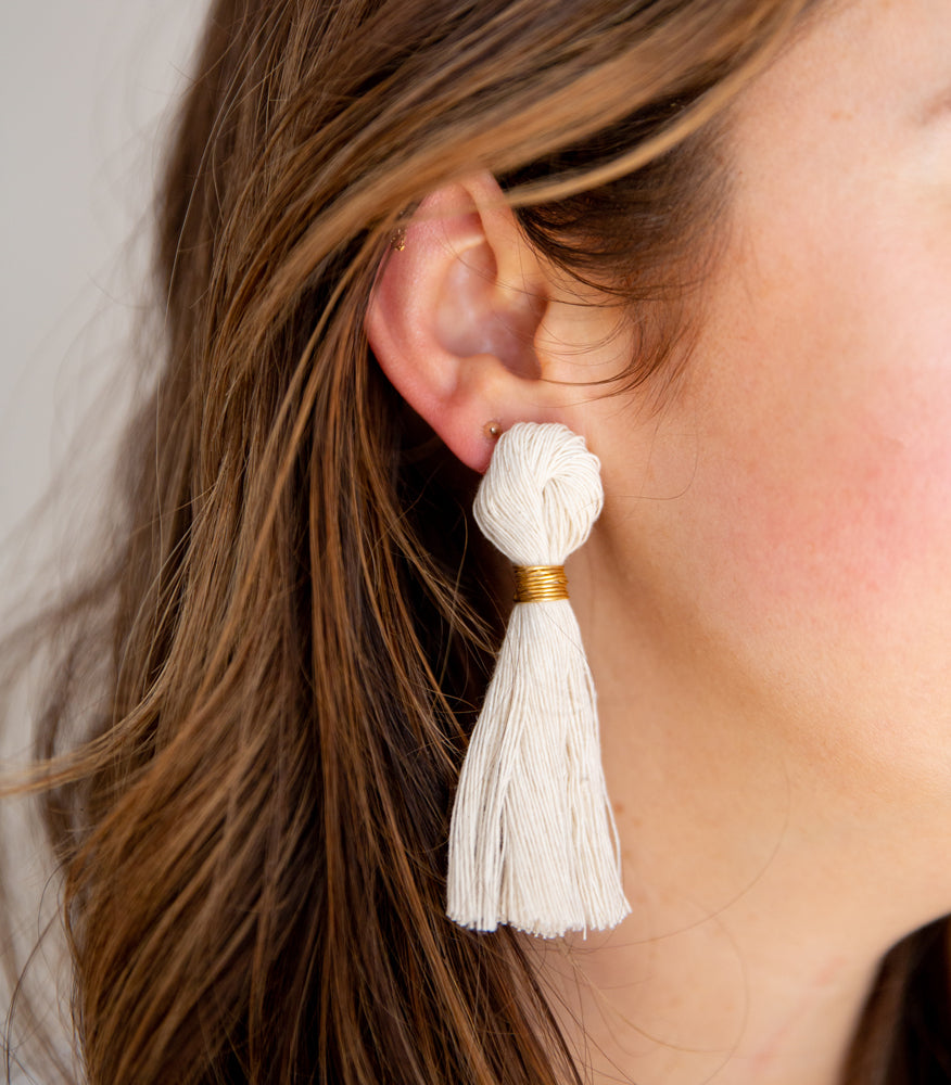 Rope Tassel Earrings