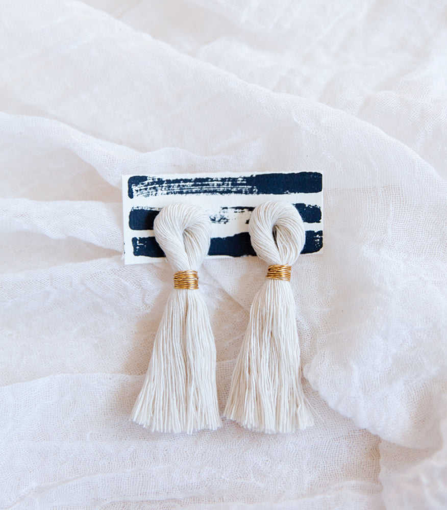 Rope Tassel Earrings
