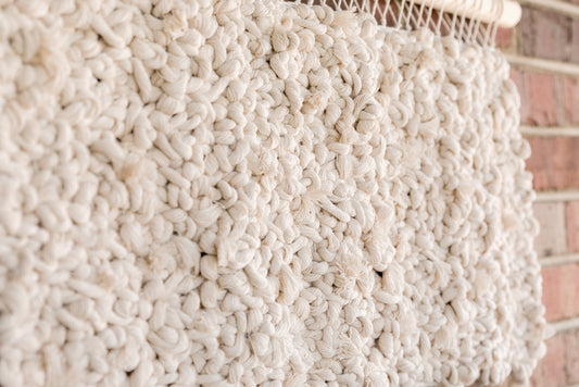 outdoor art, patio art, indoor outdoor art, outdoor wallhanging, outdoor wallhanging, outdoor weaving, outdoor macrame, becky pollard, seven sixteen, colorado art, colorado artist, denver art, denver artist, art for patio, art for outside, art for outdoors, black and white wallhanging, neutral wallhanging, cotton wallhanging, cotton weaving, modern weaving, indoor outdoor art, indoor outdoor weaving, indoor outdoor decor, patio decor, patio styling, 7 16, seven sixteen artist, fiber artist, woven art, Rumi