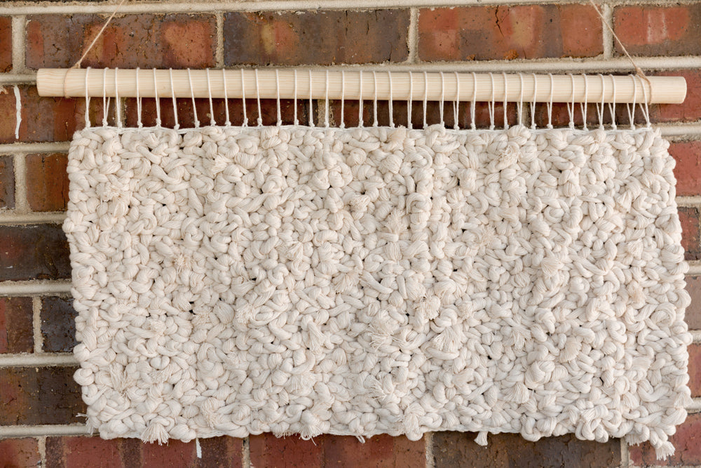 outdoor art, patio art, indoor outdoor art, outdoor wallhanging, outdoor wallhanging, outdoor weaving, outdoor macrame, becky pollard, seven sixteen, colorado art, colorado artist, denver art, denver artist, art for patio, art for outside, art for outdoors, black and white wallhanging, neutral wallhanging, cotton wallhanging, cotton weaving, modern weaving, indoor outdoor art, indoor outdoor weaving, indoor outdoor decor, patio decor, patio styling, 7 16, seven sixteen artist, fiber artist, woven art, Rumi