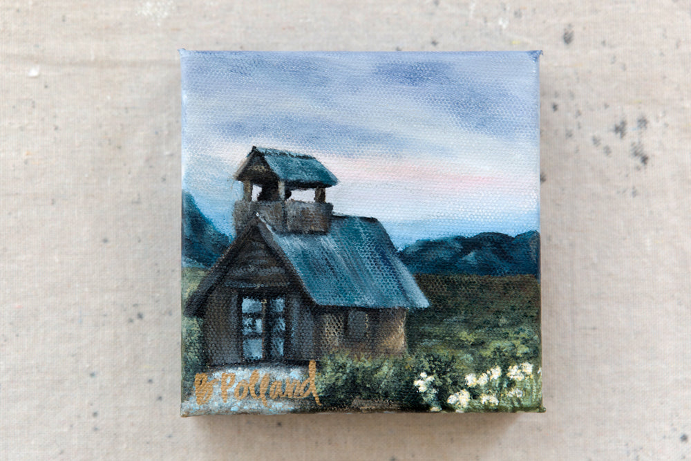 Taos, Taos painting, Taos New mexico, new mexico painting, sunset painting, new mexico sunset painting, wanderlust collection, becky pollard, seven sixteen, wide open spaces, western landscape, western painting, western landscape art, western landscape painting, barn painting, western barn, western barn art, western barn painting, mountain landscape, Taos sunset art, taos sunset, taos landscape, taos landscape painting, taos landscape art
