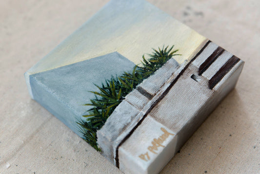 tulum, tulum painting, tulum mexico, mexico painting, modern architecture painting, sunset painting, mexico sunset painting, succulent painting, succulent garden, rooftop garden, wanderlust collection, becky pollard, seven sixteen, let it grow, let it grow collection, contemporary landscape, contemporary landscape painting, tropical plants drawing, tropical plants painting, tropical artwork, tropical art painting, Tulum artwork, Tulum art