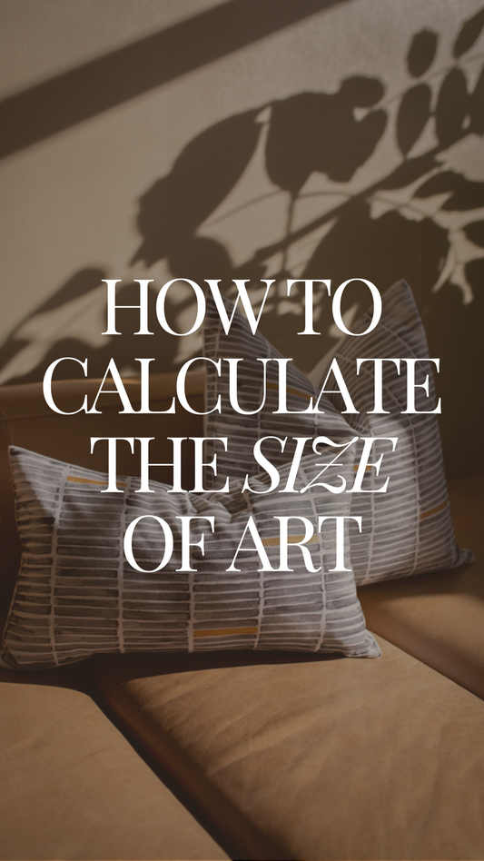 How To Calculate The Size Of Art For Over A Sofa