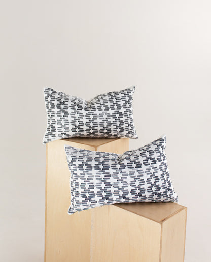 Tribal Block Printed Lumbar Pillow