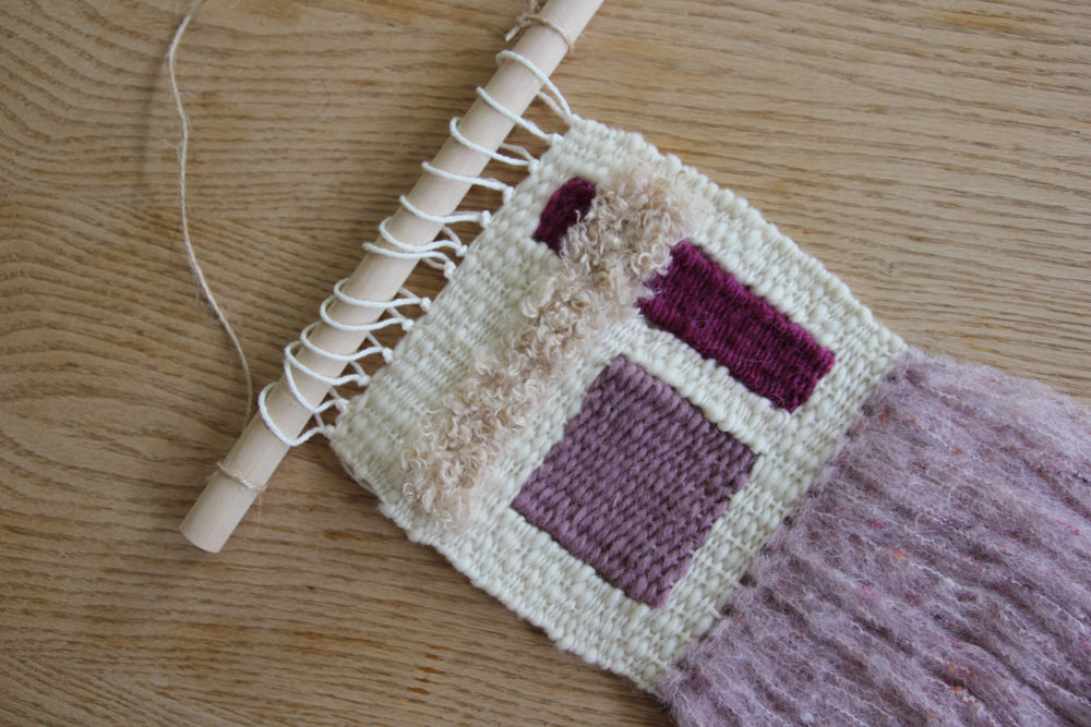 Geometric Pinks Weaving Kit