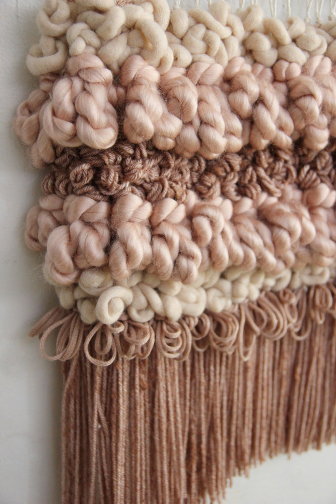 Textured Blush Weaving