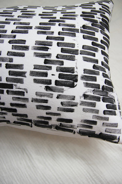 Tribal Block Print Lumbar Pillow, Sample