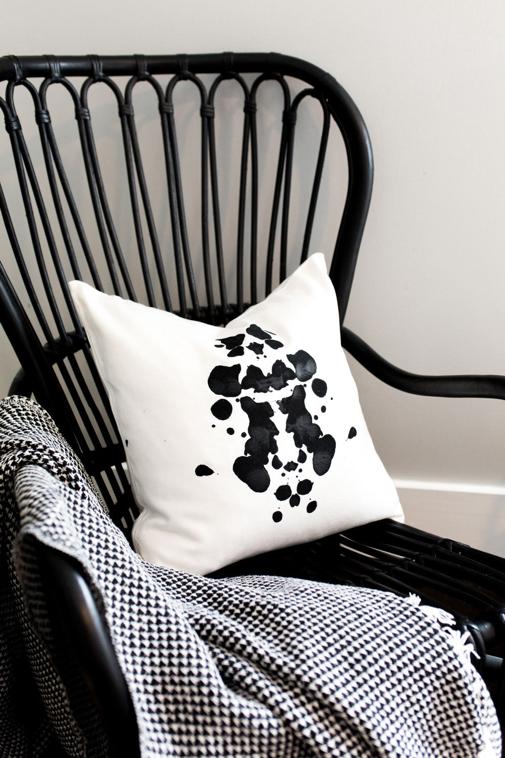 rorschach painting, seven sixteen, becky pollard, ink blot pillow, black and white pillow, abstract pillow, bedroom decor, bedroom decor ideas, decorative pillow, printed pillow, neutral bedroom decor, neutral bedroom pillows, black and white pillows, neutral accent pillows, accent pillow, ink blot painting, black and white pillow covers, black and white pillows on couch, black and white pillows on bed, neutral accent pillows on couch, neutral accent pillows on bed